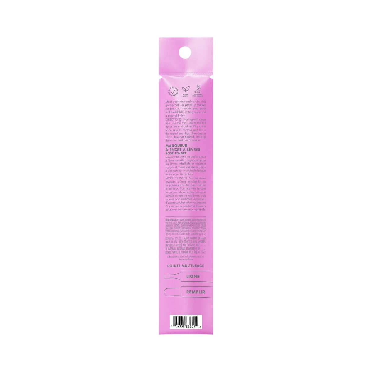 e.l.f. Main Stain Lip Marker, Rose Macaron