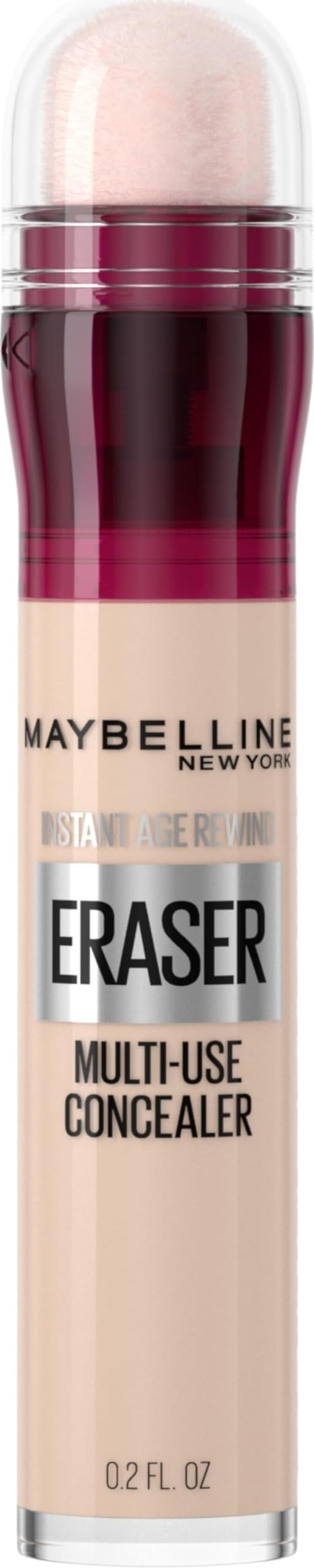 Maybelline Instant Age Rewind Eraser Dark Circles Treatment Multi-Use Concealer, 100, 1 Count (Packaging May Vary)