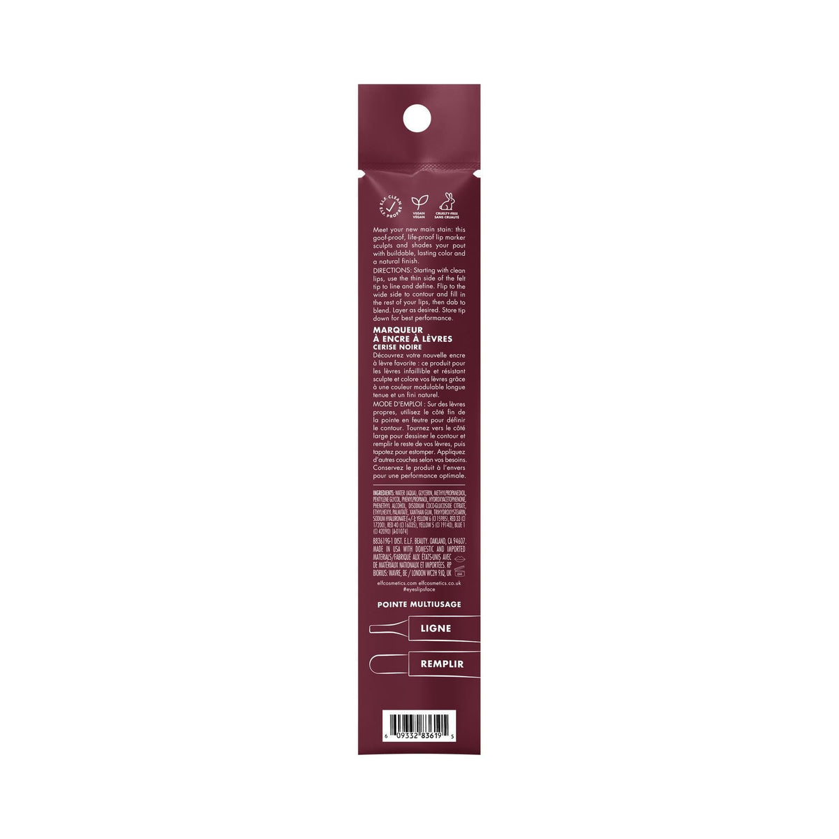e.l.f. Main Stain Lip Marker, Rose Macaron
