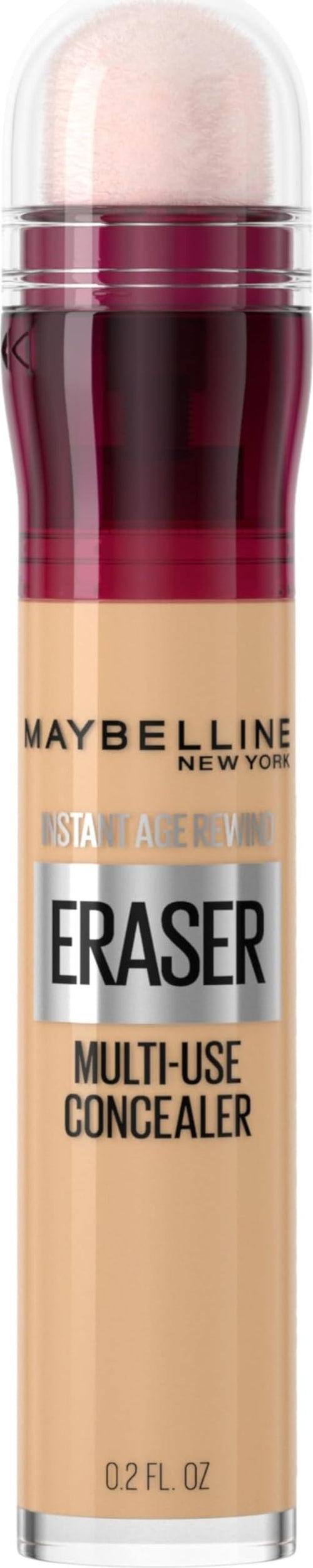 Maybelline Instant Age Rewind Eraser Dark Circles Treatment Multi-Use Concealer, 100, 1 Count (Packaging May Vary)