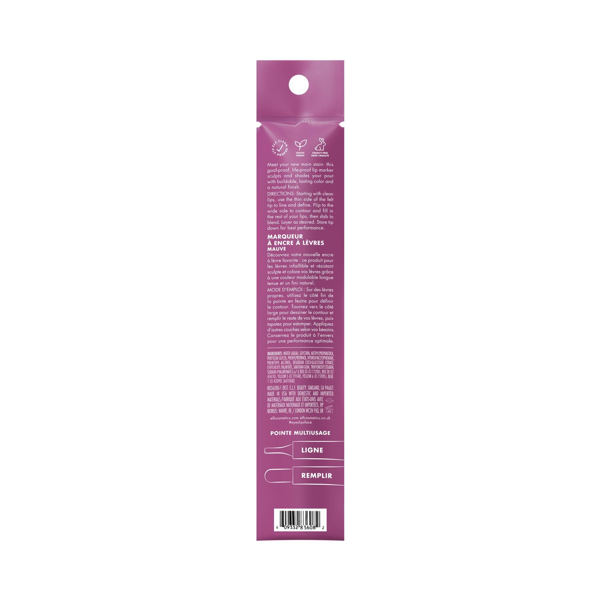 e.l.f. Main Stain Lip Marker, Rose Macaron