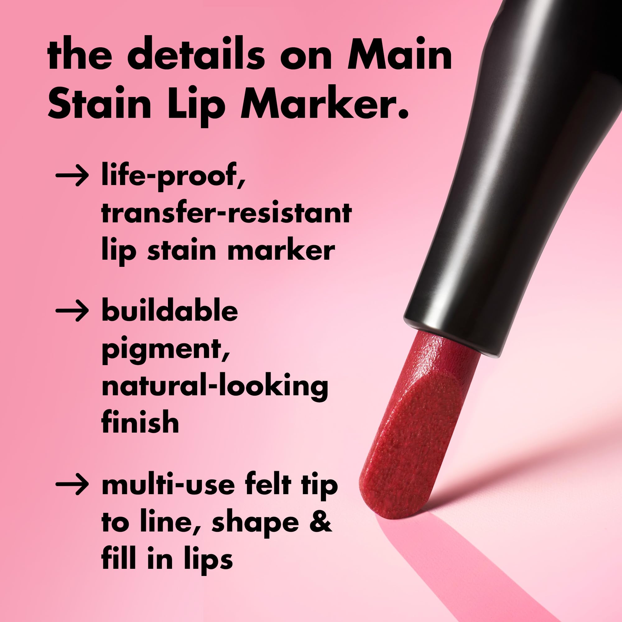 e.l.f. Main Stain Lip Marker, Rose Macaron