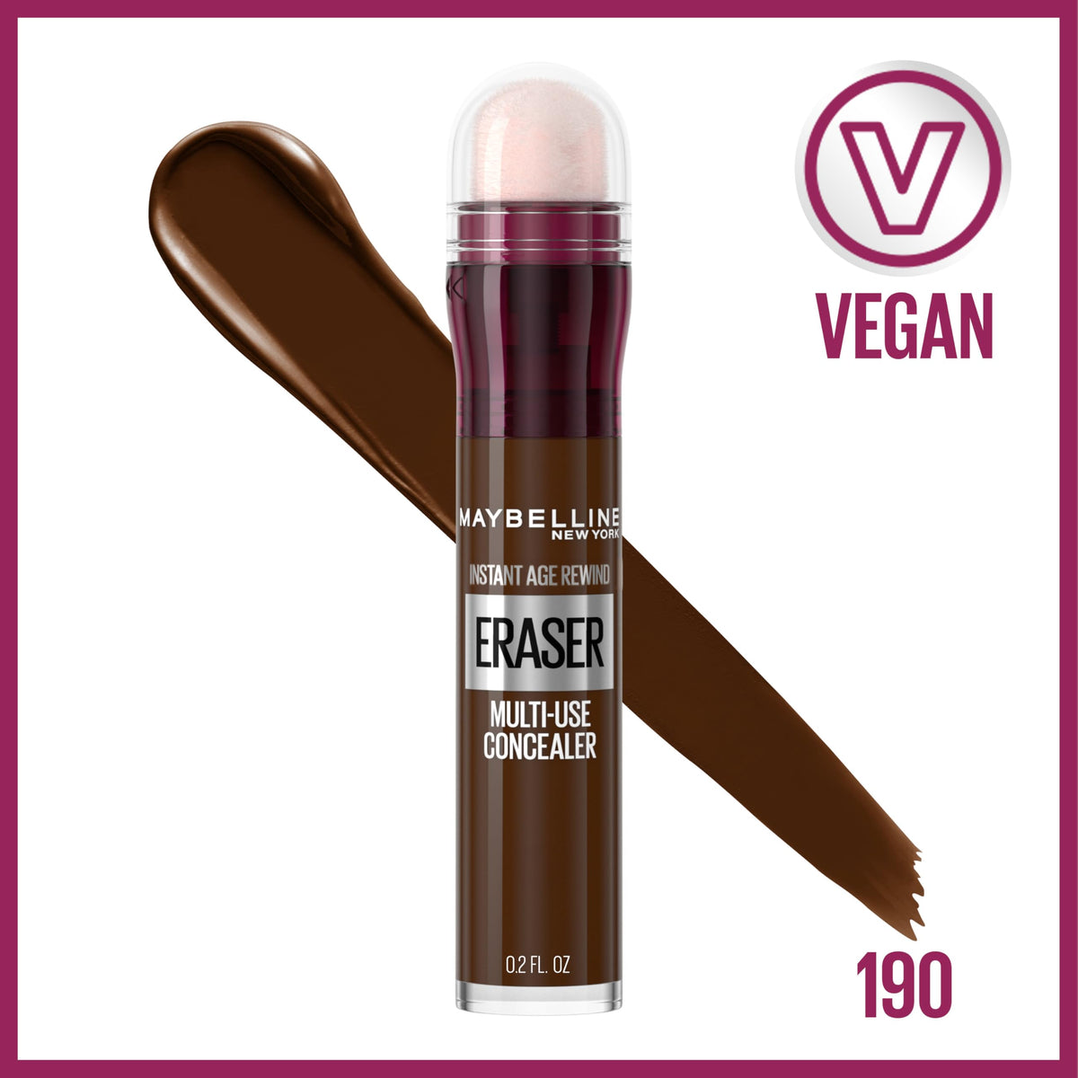 Maybelline Instant Age Rewind Eraser Dark Circles Treatment Multi-Use Concealer, 100, 1 Count (Packaging May Vary)