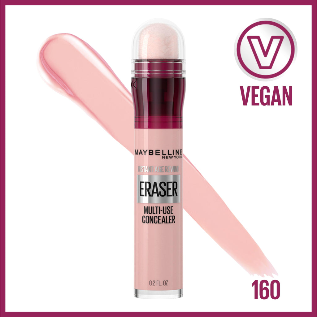 Maybelline Instant Age Rewind Eraser Dark Circles Treatment Multi-Use Concealer, 100, 1 Count (Packaging May Vary)
