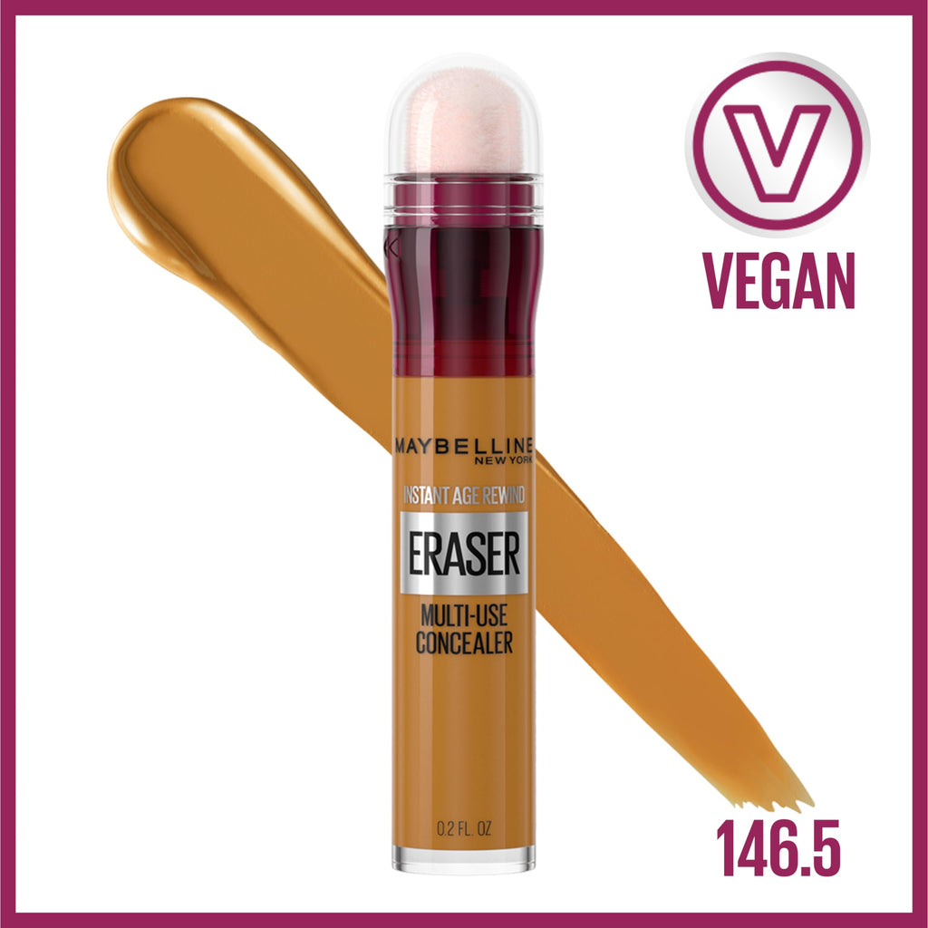 Maybelline Instant Age Rewind Eraser Dark Circles Treatment Multi-Use Concealer, 100, 1 Count (Packaging May Vary)