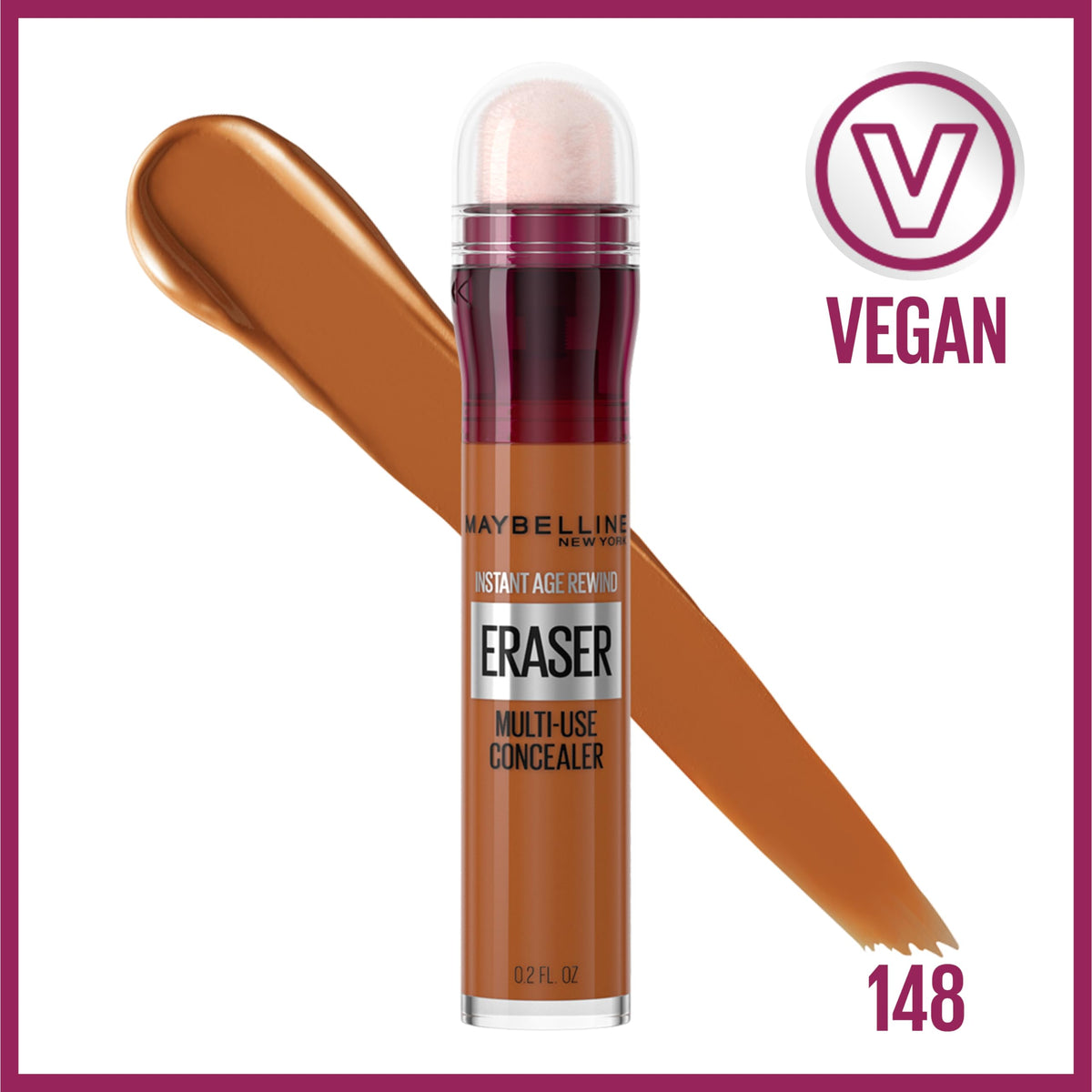 Maybelline Instant Age Rewind Eraser Dark Circles Treatment Multi-Use Concealer, 100, 1 Count (Packaging May Vary)